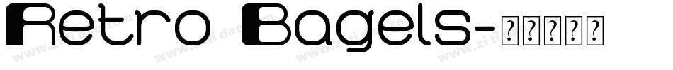 Retro Bagels字体转换